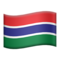 Gambia emoji on Apple